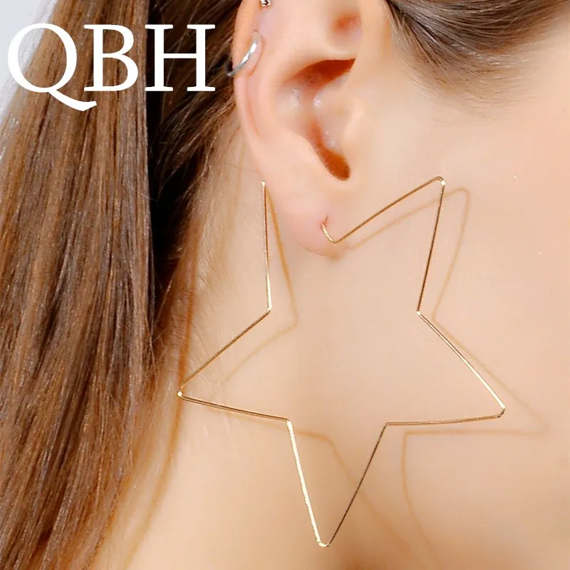 EK541 European Simplicity Handmad Copper Wire Big Star Drop Earrings for Women Jewelry Sexy Geometric Brincos de gota Feminino
EK541 European Simplicity Handmad Copper Wire Big Star Drop Earrings for Women Jewelry Sexy Geometric Brincos de gota Feminino