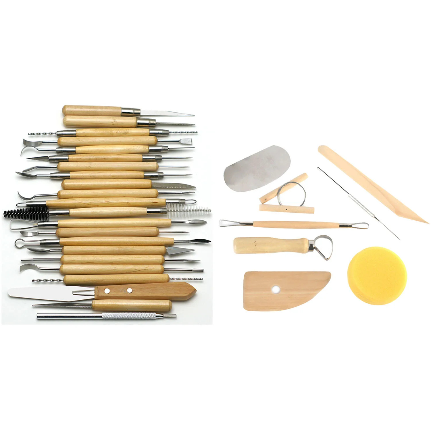 30Pcs/set Clay Sculpting Pottery Carving Tool Set Clay Color Shapers Modeling Tools Wooden Sculpture Knife DIY Craft
30Pcs/set Clay Sculpting Pottery Carving Tool Set Clay Color Shapers Modeling Tools Wooden Sculpture Knife DIY Craft