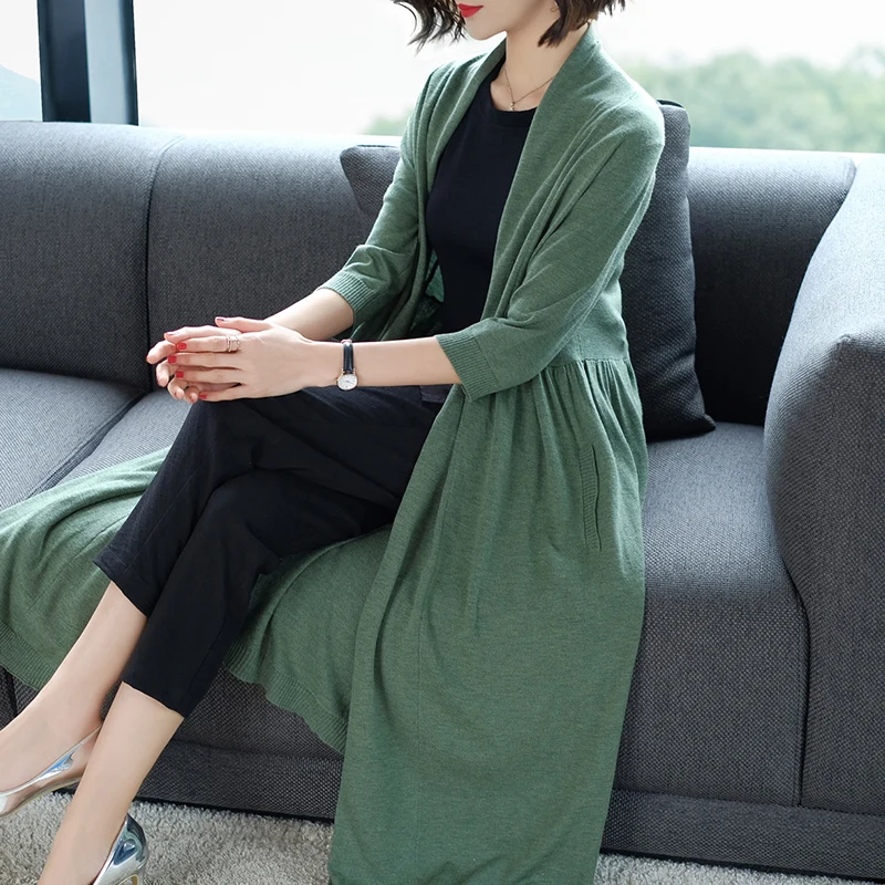 2XL Brand Long Cardigan 2019 Early Spring Women OL Commuter Cardigan New Simple Solid Color Wool-blended Knit Cardigan Female
2XL Brand Long Cardigan 2019 Early Spring Women OL Commuter Cardigan New Simple Solid Color Wool-blended Knit Cardigan Female
