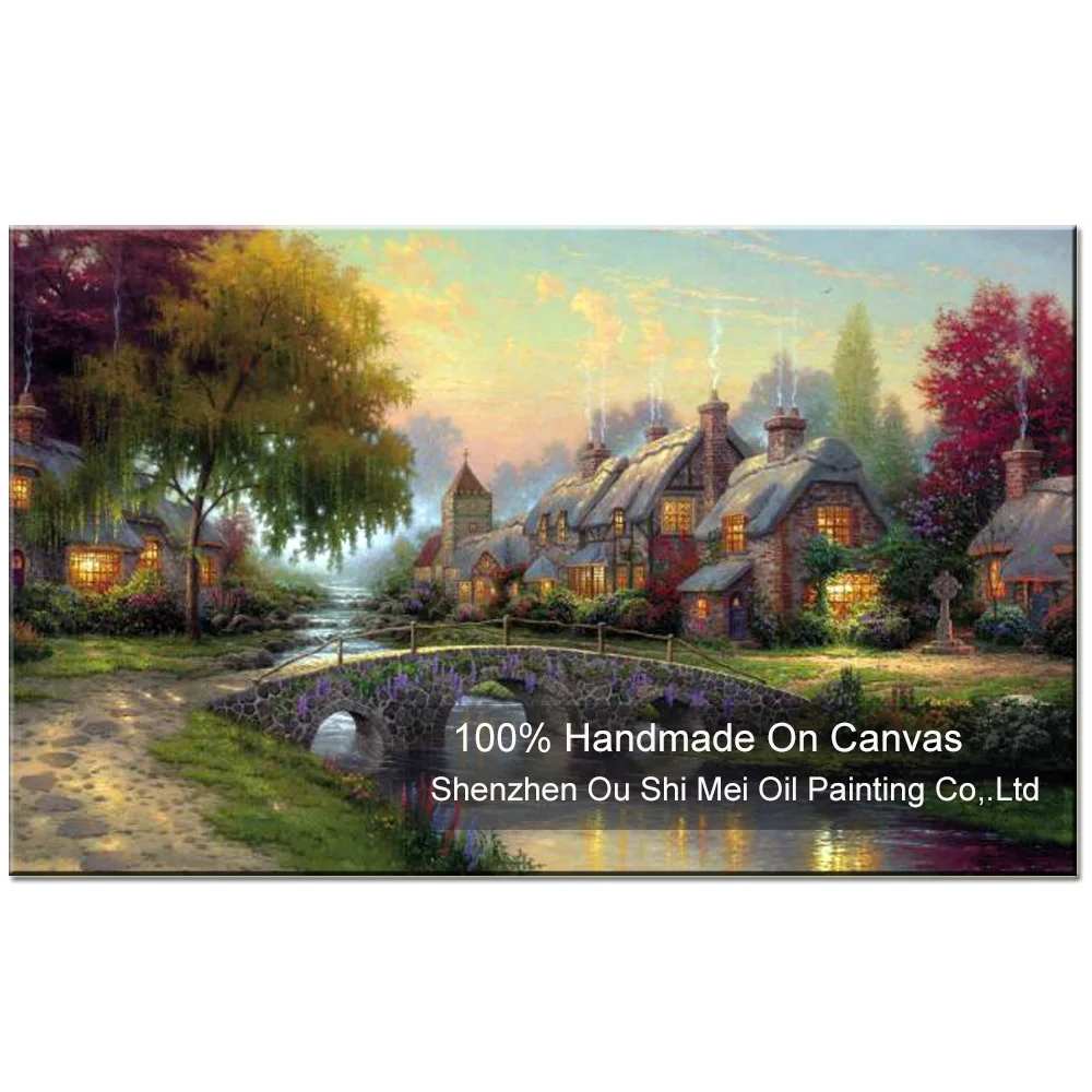 New Hand Painted Thomas Landscape Oil Painting On Canvas for Home Decor European Country Scenery Living Room Decor Paintings Art
New Hand Painted Thomas Landscape Oil Painting On Canvas for Home Decor European Country Scenery Living Room Decor Paintings Art