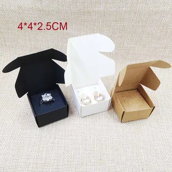 2018 DIy paper jewelry box with earring card inserts 100box +100 ring /earring cards white/brown/black gift box earring ring box
2018 DIy paper jewelry box with earring card inserts 100box +100 ring /earring cards white/brown/black gift box earring ring box