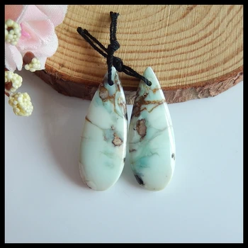 Wholesale gemstone,Birthday gift,Natural Variscite fashion woman Earring Bead,33x13x5mm,5.9g
Wholesale gemstone,Birthday gift,Natural Variscite fashion woman Earring Bead,33x13x5mm,5.9g