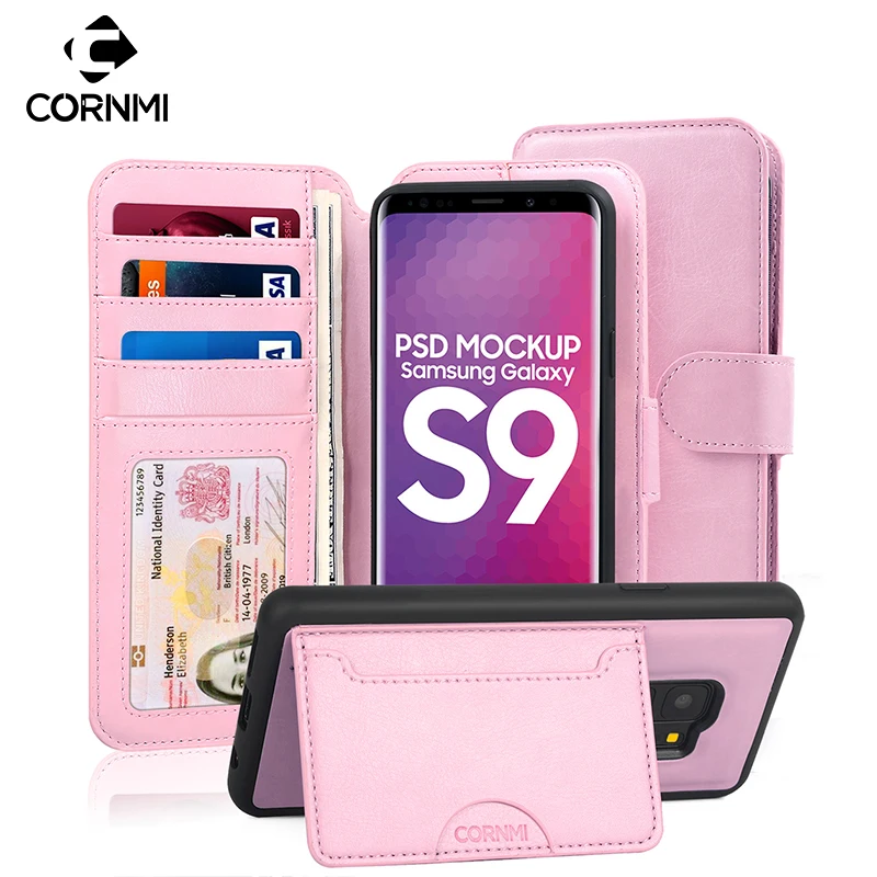 Cornmi Leather Handbag for Samsung Galaxy S9 Wallet Phone Case Slim Flip Protective Cover with Wristlet Strap Purse
Cornmi Leather Handbag for Samsung Galaxy S9 Wallet Phone Case Slim Flip Protective Cover with Wristlet Strap Purse