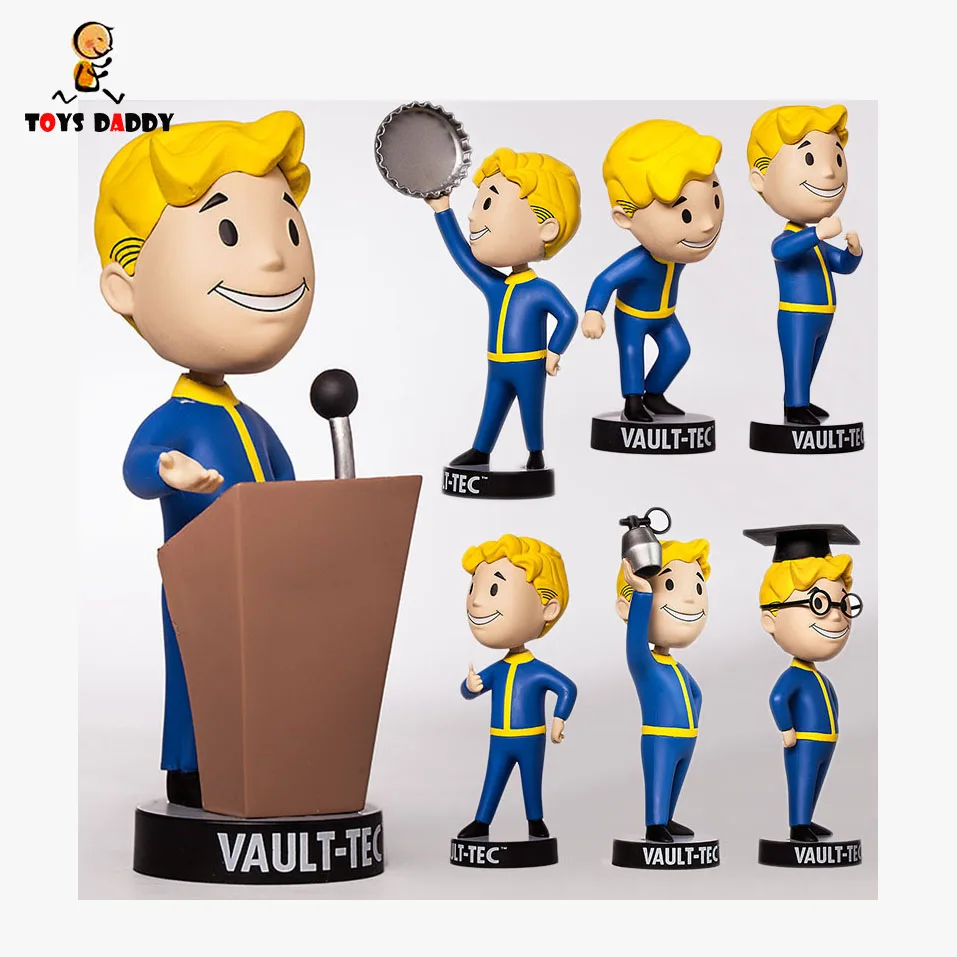 15 cm cm Fallout 4 Q versionshaking head PVC Action Figure explosives charisma intelligence speech barter Model Toys Kids Gift
15 cm cm Fallout 4 Q versionshaking head PVC Action Figure explosives charisma intelligence speech barter Model Toys Kids Gift