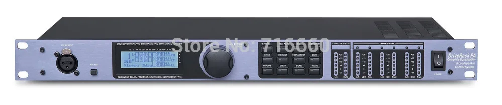 Digital processor 2in6out DriveRack PA professional Sound System Equipment Effector for hot selling
Digital processor 2in6out DriveRack PA professional Sound System Equipment Effector for hot selling