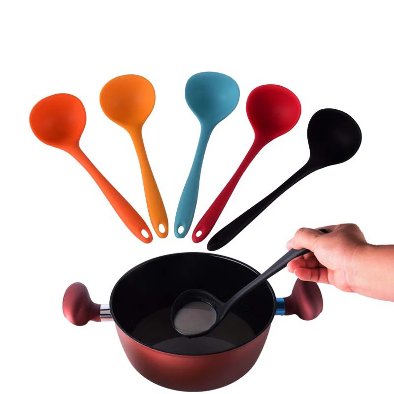 1Pcs Silicone Long-handled Rice Soup Spoon Solid Color Ladle Style Soup Spoon Flatware Kitchen Tools Accessories
1Pcs Silicone Long-handled Rice Soup Spoon Solid Color Ladle Style Soup Spoon Flatware Kitchen Tools Accessories
