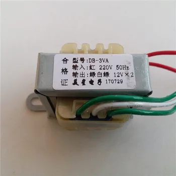 12V-0-12V 0.12A Transformer 3VA 220V input Power Transformer EI41 Transformer Sampling transformer power supply
12V-0-12V 0.12A Transformer 3VA 220V input Power Transformer EI41 Transformer Sampling transformer power supply