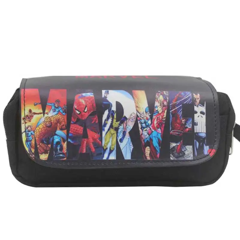 Hot Anime Marvel Hero Stationery Bags Leather Pen Pencil Organizer Purse Students Creative Gifts Dollar Price Cosmetic Cases Box
Hot Anime Marvel Hero Stationery Bags Leather Pen Pencil Organizer Purse Students Creative Gifts Dollar Price Cosmetic Cases Box