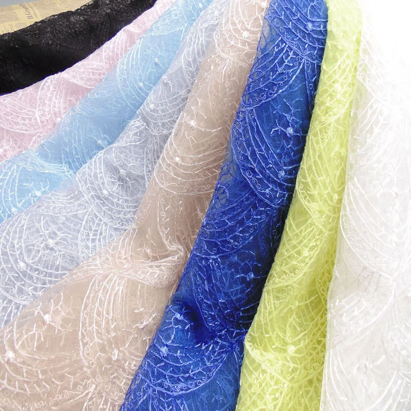 1Yard Embroidery Transparent French Net Lace Fabric African pure tulle mesh lace fabric high quality for party dress Accessories
1Yard Embroidery Transparent French Net Lace Fabric African pure tulle mesh lace fabric high quality for party dress Accessories