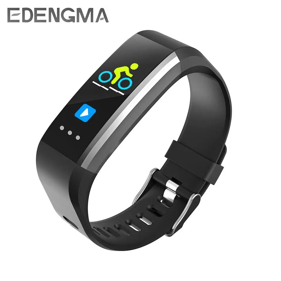 EDENGMA smart bracelet CK16 heart rate pedometer sleep monitoring calorie sports wristband intelligent anti-lost Bluetooth watch