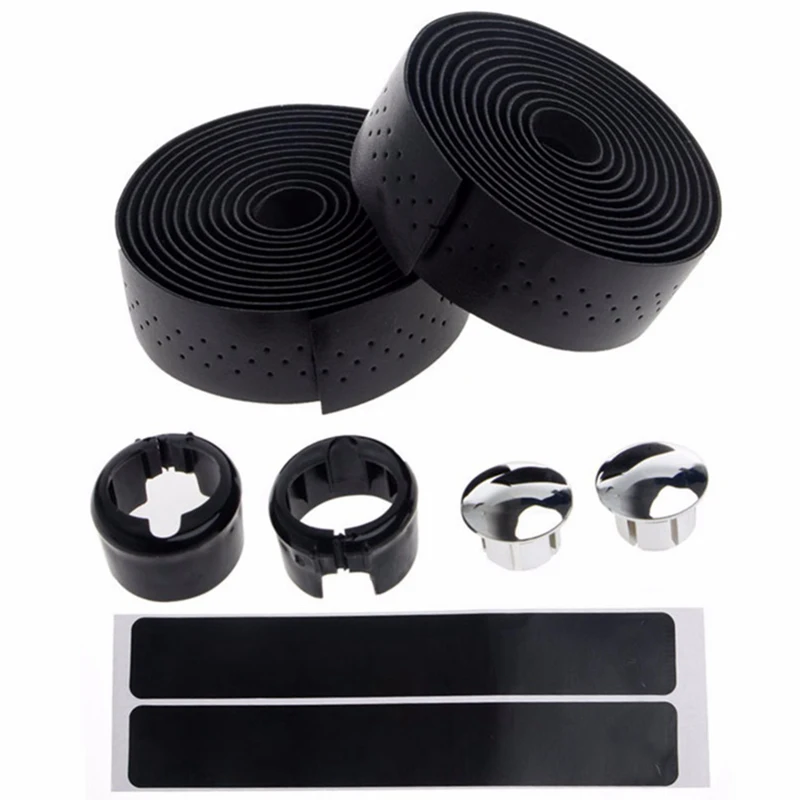 1 Pair Pu Leather Cycling Road Bike Bicycle Handlebar Tape Belt Reflective Grip Wrap Anti-Slip Anti-Sweat Strap With 2 Bar Plu
1 Pair Pu Leather Cycling Road Bike Bicycle Handlebar Tape Belt Reflective Grip Wrap Anti-Slip Anti-Sweat Strap With 2 Bar Plu