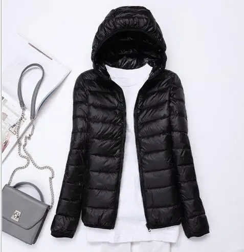 Ultra Light Coat 2018 New Thin Winter Women White Duck Down Coat Female Outwear Hooded Warm Slim Fit Plus Size Jacket FR1008
Ultra Light Coat 2018 New Thin Winter Women White Duck Down Coat Female Outwear Hooded Warm Slim Fit Plus Size Jacket FR1008