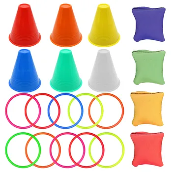 4PCS Bean Bag 6PCS Traffic Cone 10PCS Ring Garden Outdoor Backyard Speed Agility Training Games for Carnival Birthday Party
4PCS Bean Bag 6PCS Traffic Cone 10PCS Ring Garden Outdoor Backyard Speed Agility Training Games for Carnival Birthday Party