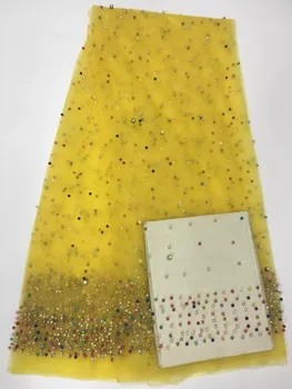 yellow High Quality African Tulle French Lace Fabric New Embroidered Nigerian French Mesh Net Lace with stones j256rt6-1
yellow High Quality African Tulle French Lace Fabric New Embroidered Nigerian French Mesh Net Lace with stones j256rt6-1