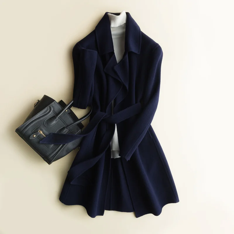 BELIARST 2017 Autumn and Winter New Hand-Sided Double-Sided Coat Woolen Woman Long Section Suit Collar Woolen Jacket Cardigan
BELIARST 2017 Autumn and Winter New Hand-Sided Double-Sided Coat Woolen Woman Long Section Suit Collar Woolen Jacket Cardigan