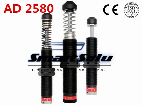 

free shipping 1pcs AC2580 M25x1.5 Pneumatic Hydraulic Shock Absorber Damper 80mm stroke