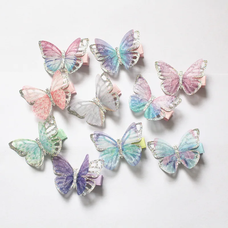 2019 Novelty Girls Glitter Thin Gauze Headwear 20pcs Cute Kids Butterfly Hair Clips Children Fashion Hair Accessories
2019 Novelty Girls Glitter Thin Gauze Headwear 20pcs Cute Kids Butterfly Hair Clips Children Fashion Hair Accessories