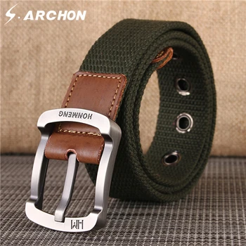 S.ARCHON Casual Military Style Adjustable Tactical Belts Men Buttonhole Strapped Army SWAT Combat Belts Jeans Luxury Fashion
S.ARCHON Casual Military Style Adjustable Tactical Belts Men Buttonhole Strapped Army SWAT Combat Belts Jeans Luxury Fashion