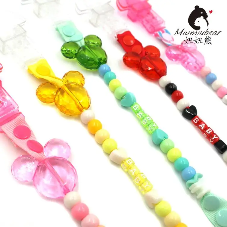 Baby beaded pacifier chain personalised any name customized pacifier clips soother chain holder dummy clip
Baby beaded pacifier chain personalised any name customized pacifier clips soother chain holder dummy clip