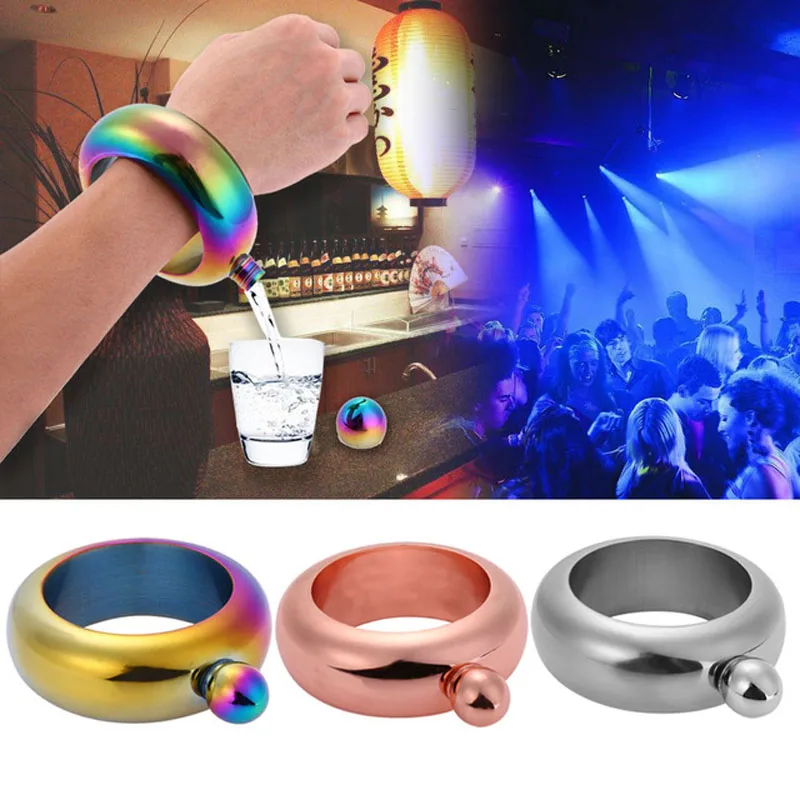 Free Flask Bracelet 3.5oz Stainless Steel Hip Flask Funnel Bangle Jug Whiskey Bottle Alcohol Hip Flask Bracelet Jewelry Gifts
Free Flask Bracelet 3.5oz Stainless Steel Hip Flask Funnel Bangle Jug Whiskey Bottle Alcohol Hip Flask Bracelet Jewelry Gifts