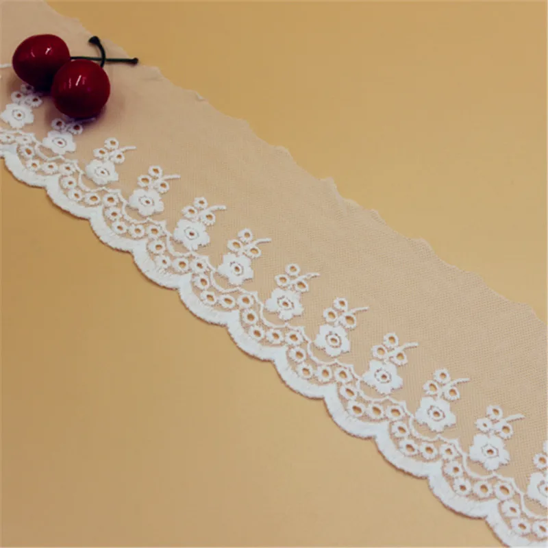 15 yard 8.5cm 3.34" wide ivory gauze mesh tulle cotton embroidered tapes lace trim ribbon fabric 1013146QL4K606
15 yard 8.5cm 3.34" wide ivory gauze mesh tulle cotton embroidered tapes lace trim ribbon fabric 1013146QL4K606