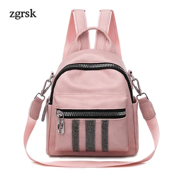 Women backpack teen backpack Brand Zipper Pu Solid Diamonds Pink Fashion backpacks for teenage girls mochila travel bookbag
Women backpack teen backpack Brand Zipper Pu Solid Diamonds Pink Fashion backpacks for teenage girls mochila travel bookbag