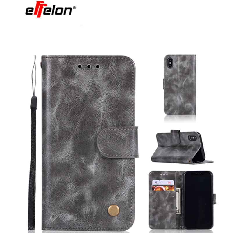 effelon Case For Apple iPhone X Vintage Retro Plain PU Leather Case Stand Function Card Holder Magnetic Flip Wallet Case Cover
effelon Case For Apple iPhone X Vintage Retro Plain PU Leather Case Stand Function Card Holder Magnetic Flip Wallet Case Cover