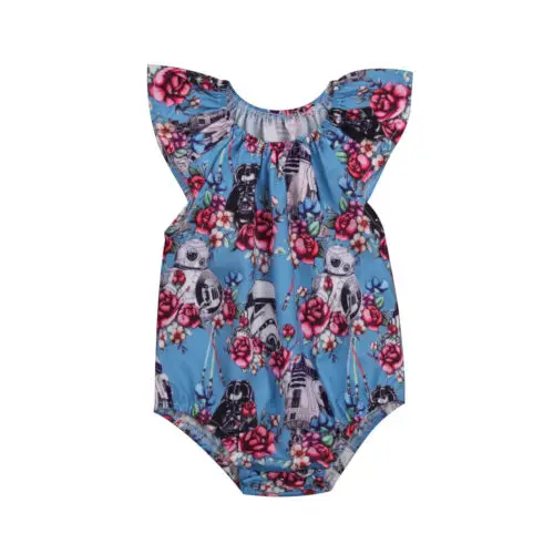 2018 New Newborn Baby Girls Star Wars Flower Sleeveless Blue Colors Summer Bodysuit Jumpsuit Outfits Clothes
2018 New Newborn Baby Girls Star Wars Flower Sleeveless Blue Colors Summer Bodysuit Jumpsuit Outfits Clothes