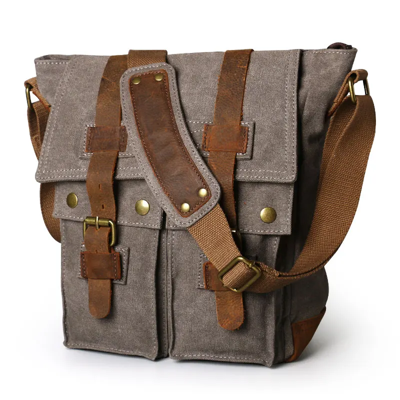 2019 new Canvas + Real Cowhide Leather Vintage Small Flap Shoulder diagonal Men Bag Messenger Bags
2019 new Canvas + Real Cowhide Leather Vintage Small Flap Shoulder diagonal Men Bag Messenger Bags