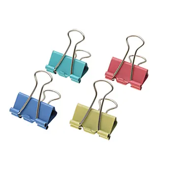 10pack (60 Assorted Office File Organize Mini Metal Binder Clips Binder Binding 15mm
10pack (60 Assorted Office File Organize Mini Metal Binder Clips Binder Binding 15mm