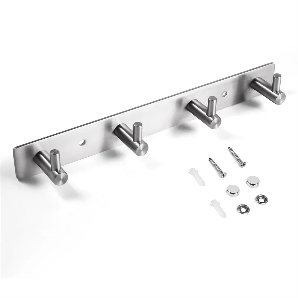 Fashion Clothes Wall Hangers Sturdy Wall Hanger 304 Solid Stainless Unscrewable Hooks Coat Hat Clothes Robe Holder Hook Rack
Fashion Clothes Wall Hangers Sturdy Wall Hanger 304 Solid Stainless Unscrewable Hooks Coat Hat Clothes Robe Holder Hook Rack