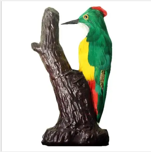 WYZHY simulation feather green black woodpecker teaching early education home furnishing handicrafts 14cmx7cmx24cm
WYZHY simulation feather green black woodpecker teaching early education home furnishing handicrafts 14cmx7cmx24cm