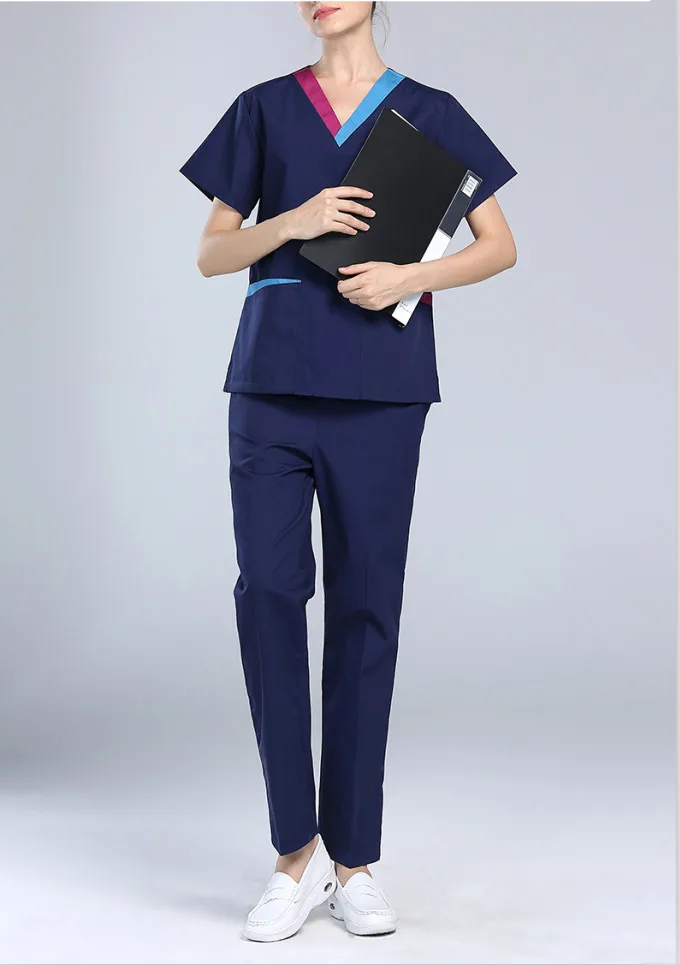 Medical Scrubs Women 2017 New Neck Design Short Sleeve Medical Scrub Uniforms Set Dental Hospital Clothes Doctor's Surgical
Medical Scrubs Women 2017 New Neck Design Short Sleeve Medical Scrub Uniforms Set Dental Hospital Clothes Doctor's Surgical