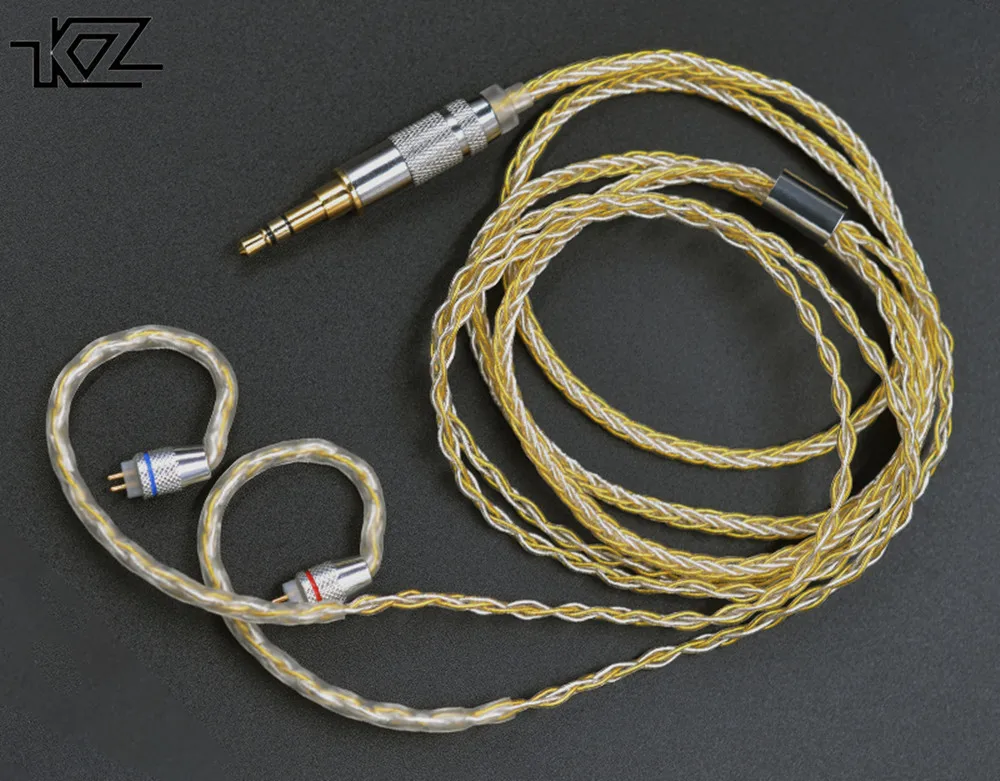 KZ Gold Silver Mixed plated Upgrade cable Earphones wire for Original ZSN ZS10 Pro AS10 AS06 ZST ES4 ZSN Pro BA10 ES3 ZS10 CA4
KZ Gold Silver Mixed plated Upgrade cable Earphones wire for Original ZSN ZS10 Pro AS10 AS06 ZST ES4 ZSN Pro BA10 ES3 ZS10 CA4