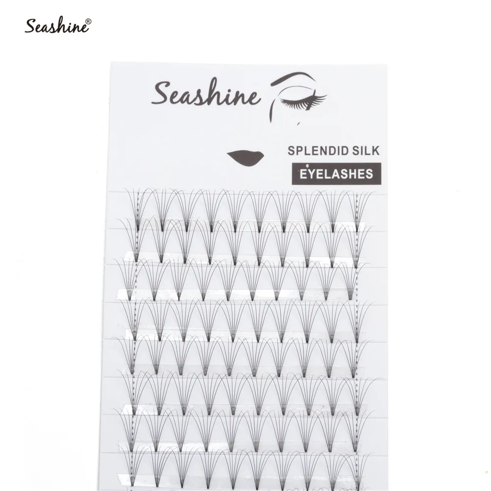 Seashine 1 Tray Eyelashes Extension Lashes Short Stem Premade Volume Fans Natural Soft Eyelashes 3D-6D Volume Lashes Mink Volume
Seashine 1 Tray Eyelashes Extension Lashes Short Stem Premade Volume Fans Natural Soft Eyelashes 3D-6D Volume Lashes Mink Volume