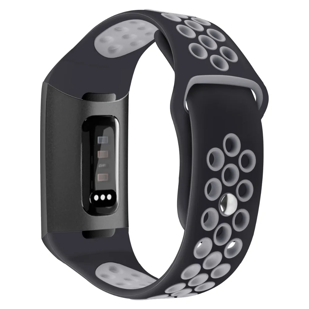 Odog Soft Silicone Watch Strap Band with Air Holes for Fitbit Charge 3 Replacement Watchbands Sport Wrist Band Bracelet Outdoor
Odog Soft Silicone Watch Strap Band with Air Holes for Fitbit Charge 3 Replacement Watchbands Sport Wrist Band Bracelet Outdoor