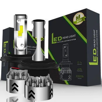 EURS Mini6 2Pcs Car Headlight Bulbs Led H1 H4 Led H7 40W 12V/24V Auto Bulb Led H3 H7 H10 Car Headlight Bulbs 6000K
EURS Mini6 2Pcs Car Headlight Bulbs Led H1 H4 Led H7 40W 12V/24V Auto Bulb Led H3 H7 H10 Car Headlight Bulbs 6000K