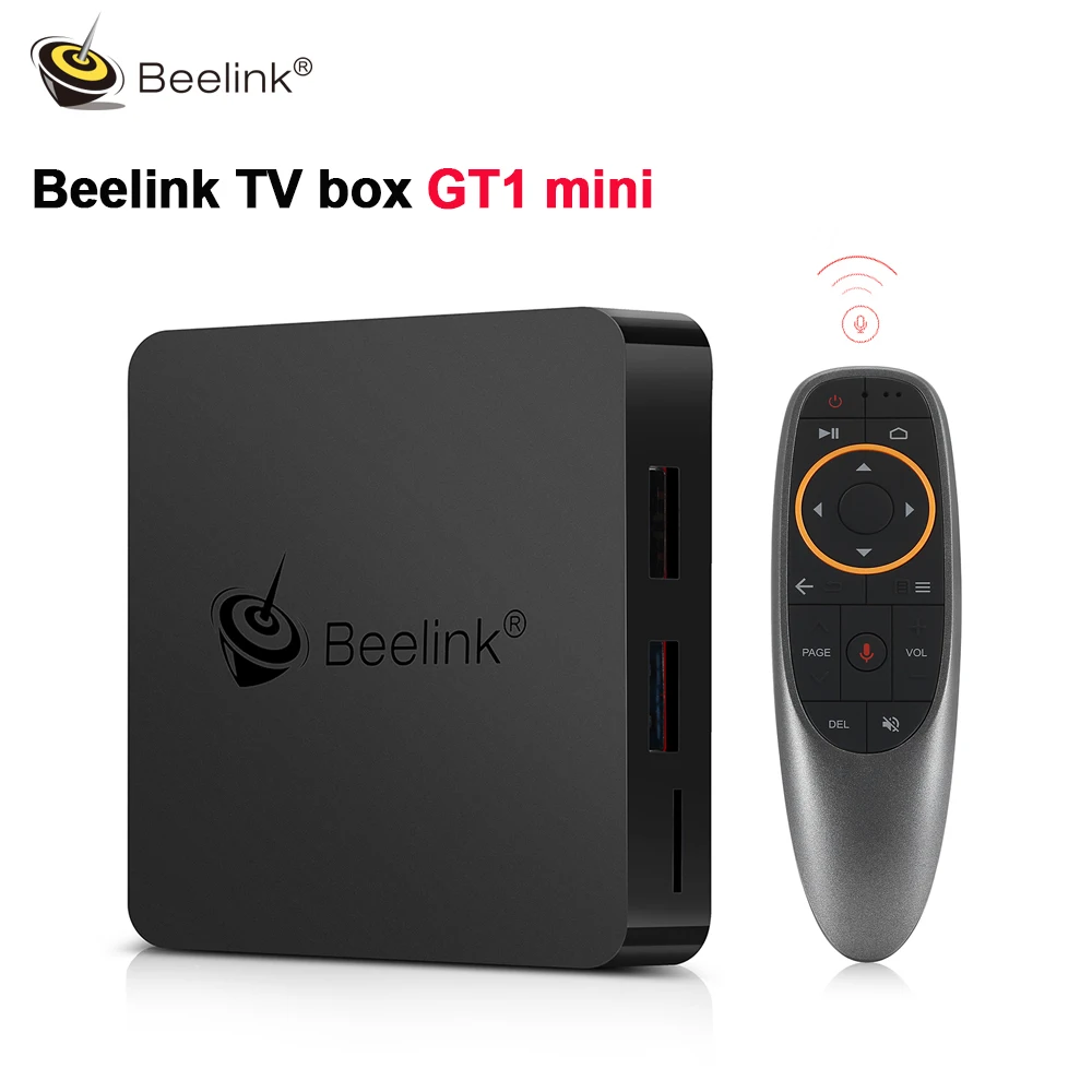 Beelink GT1 Мини ТВ приставка Amlogic S905X2 Android 8 1 4G DDR4 32G BT 4 0 Двойной Wifi HDMI 2 с голосовым