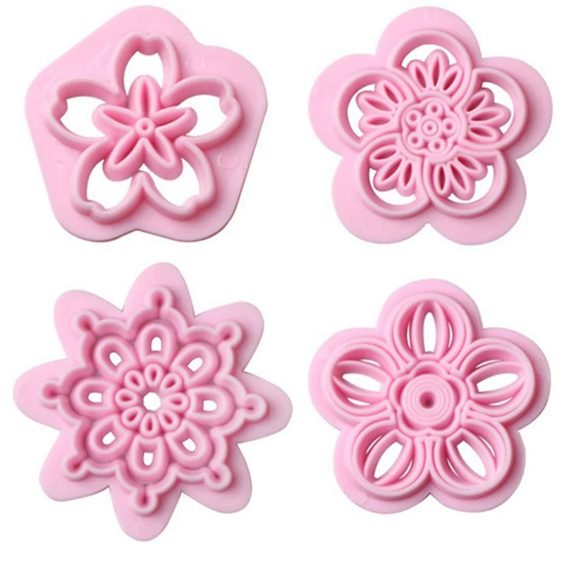 4pcs/Set Flower Cake Embosser Press Mold Biscuit Stamps Fondant Cookie Cutter Kitchen Baking Tools
4pcs/Set Flower Cake Embosser Press Mold Biscuit Stamps Fondant Cookie Cutter Kitchen Baking Tools