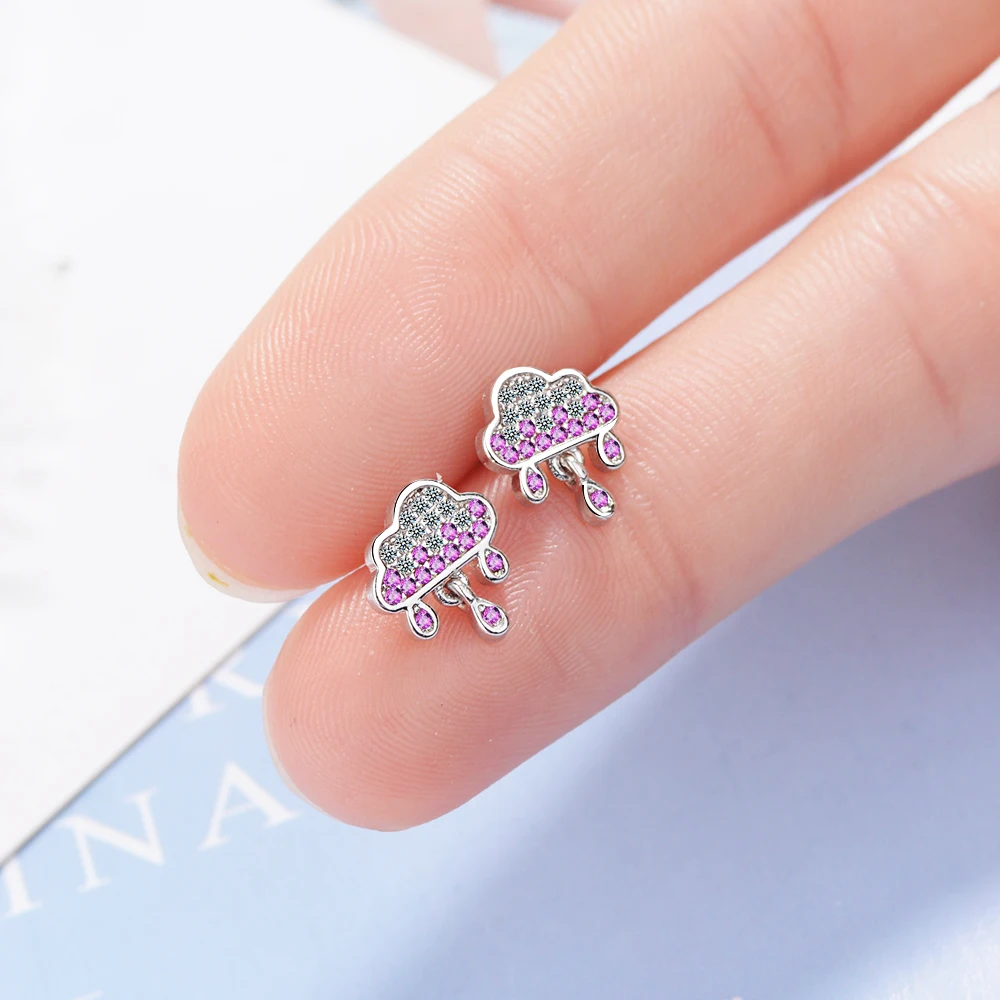 Todorova Cute Cartoon Earrings Female Raindrop Cloud Stud Earrings for Women Ladies Jewelry CZ Zirconia Crystal Earrings
Todorova Cute Cartoon Earrings Female Raindrop Cloud Stud Earrings for Women Ladies Jewelry CZ Zirconia Crystal Earrings
