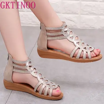 GKTINOO Sandals Women Sandalia Feminina 2020 Casual Flat Rome Summer Shoes Fashion Gladiator Sandals Women Sandalia Mujer
GKTINOO Sandals Women Sandalia Feminina 2020 Casual Flat Rome Summer Shoes Fashion Gladiator Sandals Women Sandalia Mujer