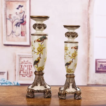 American country Candlestick ornaments exquisite soft decorations and European style garden Home Furnishing living room
American country Candlestick ornaments exquisite soft decorations and European style garden Home Furnishing living room