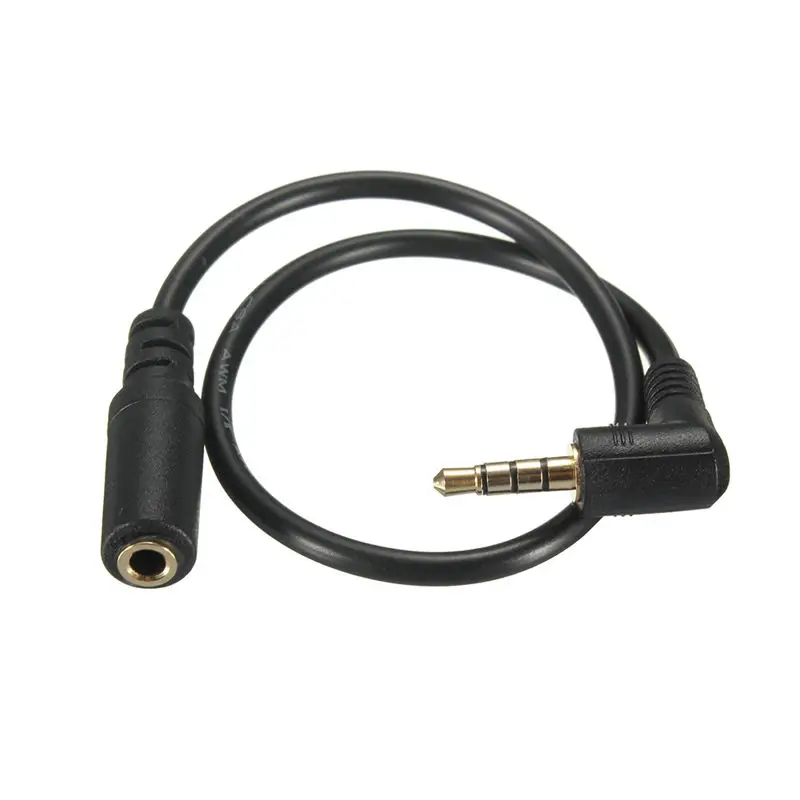 OOTDTY 3.5mm 4Pole 90 Degrees Angled Male to Female AUX Audio OMTP interchange CTIA Cable New
OOTDTY 3.5mm 4Pole 90 Degrees Angled Male to Female AUX Audio OMTP interchange CTIA Cable New