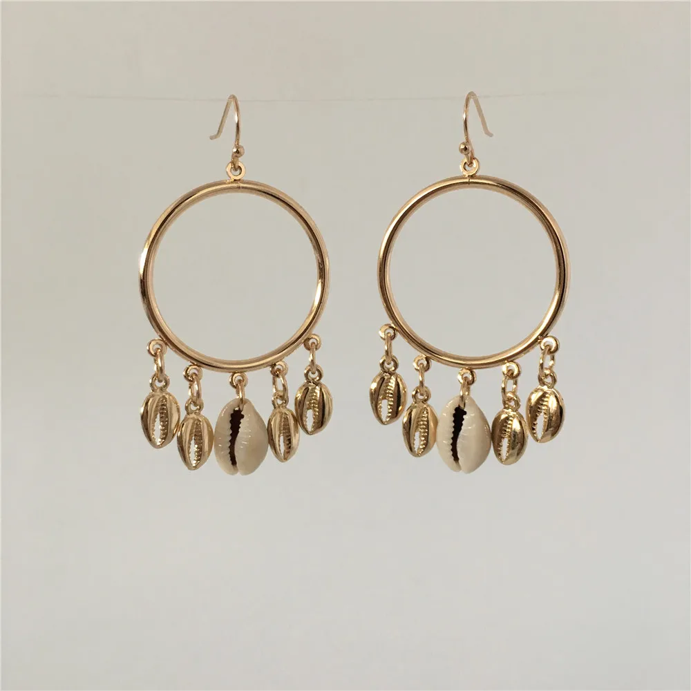 TRENDY GOLD COLOR PLATING METAL SHELL AND NATURAL SHELL CHARM DROP EARRINGS FOR WOMEN GIRL EARRING
TRENDY GOLD COLOR PLATING METAL SHELL AND NATURAL SHELL CHARM DROP EARRINGS FOR WOMEN GIRL EARRING