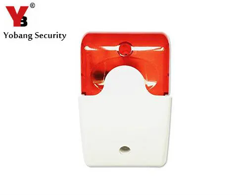 YobangSecurity 2016 Hot Selling Wireless Flash Alarm Siren Red Light 433MHz Indoor Strobe Siren for Home Security Alarm System 
YobangSecurity 2016 Hot Selling Wireless Flash Alarm Siren Red Light 433MHz Indoor Strobe Siren for Home Security Alarm System