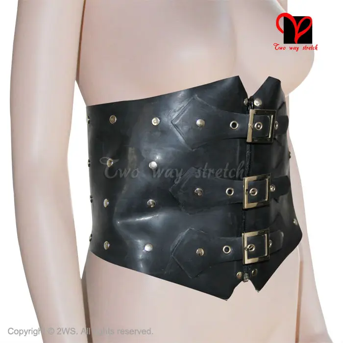 Latex Corsets Rubber Bustiers Gummi Corsage top underbust rivet bodice Waist Cincher Belt Basque Waspie girdle plus size CY-001
Latex Corsets Rubber Bustiers Gummi Corsage top underbust rivet bodice Waist Cincher Belt Basque Waspie girdle plus size CY-001