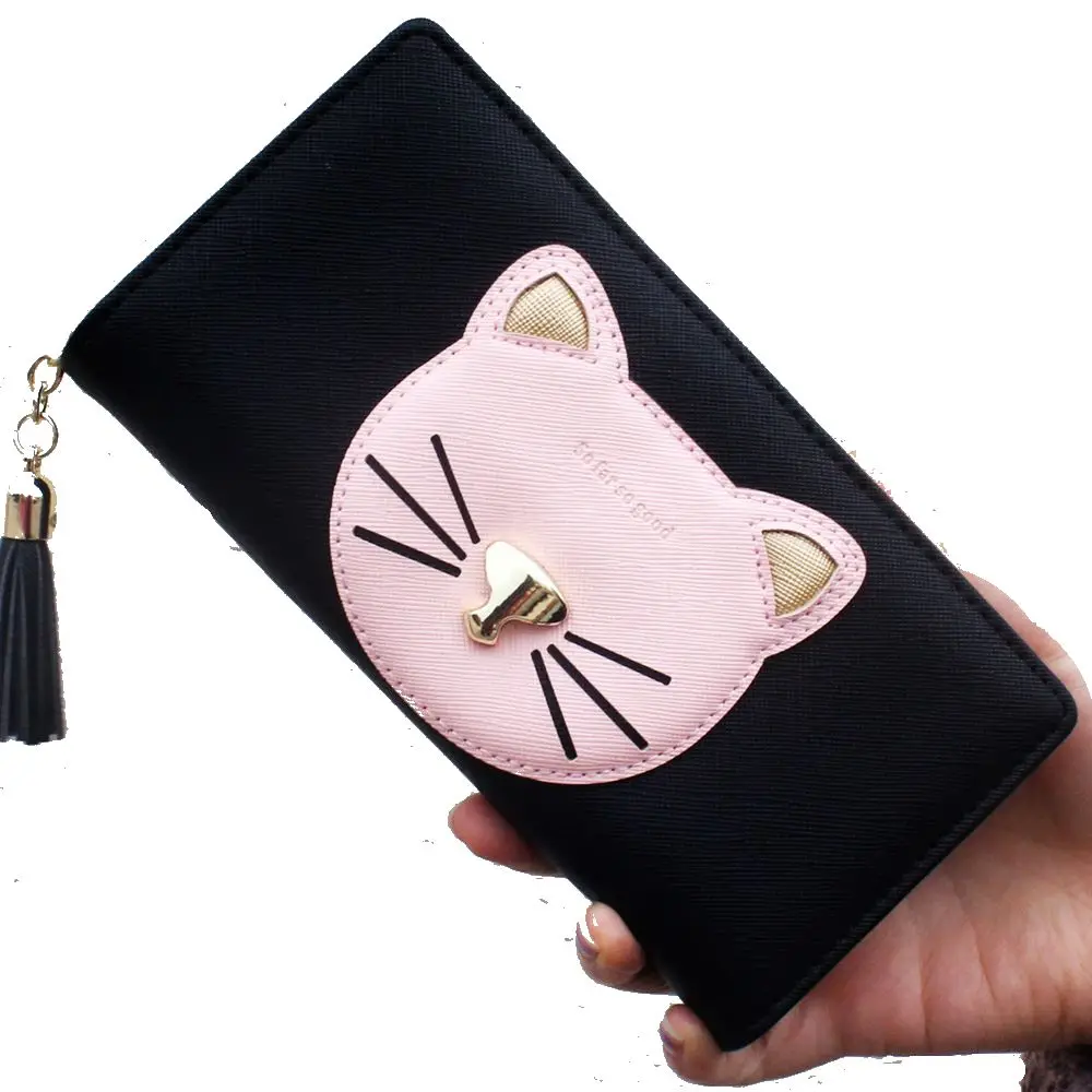 Cute Cartoon Cat wallet Women Purse Wallet Hasp Card ID Holder Lady Fashion Clutch Purse Female Long short Zipper Money Bag #30
Cute Cartoon Cat wallet Women Purse Wallet Hasp Card ID Holder Lady Fashion Clutch Purse Female Long short Zipper Money Bag #30