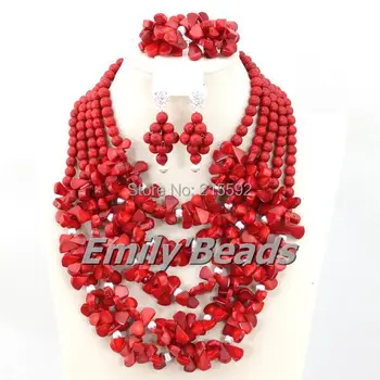 Nigerian Red Coral Necklace Jewelry Set Natural African Nigerian Wedding Costume Jewelry Set 2015 Hot Free Shipping CJ352
Nigerian Red Coral Necklace Jewelry Set Natural African Nigerian Wedding Costume Jewelry Set 2015 Hot Free Shipping CJ352