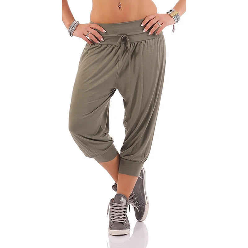 Women Pants Fashion Mid Waist Elastic Lace Up Mid Pants Casual Solid Loose Mid Trouser Capris Plus Size
Women Pants Fashion Mid Waist Elastic Lace Up Mid Pants Casual Solid Loose Mid Trouser Capris Plus Size