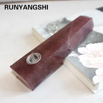 Runyangshi Crystal Smoking Pipe Strainer Quartz Stone Strawberry Color Healing Wand Smoke Pipe High Quality YPC14
Runyangshi Crystal Smoking Pipe Strainer Quartz Stone Strawberry Color Healing Wand Smoke Pipe High Quality YPC14